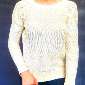 Vince Chunky Yellow Knit Sweater